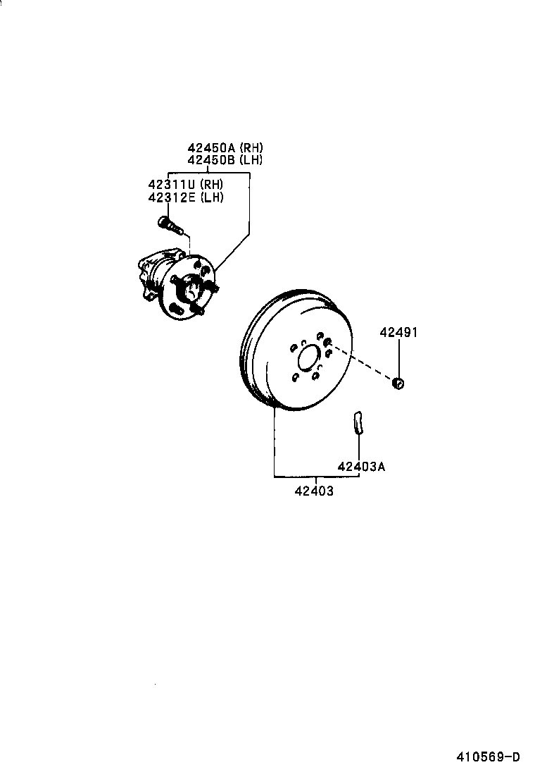  RAV4 |  REAR AXLE SHAFT HUB