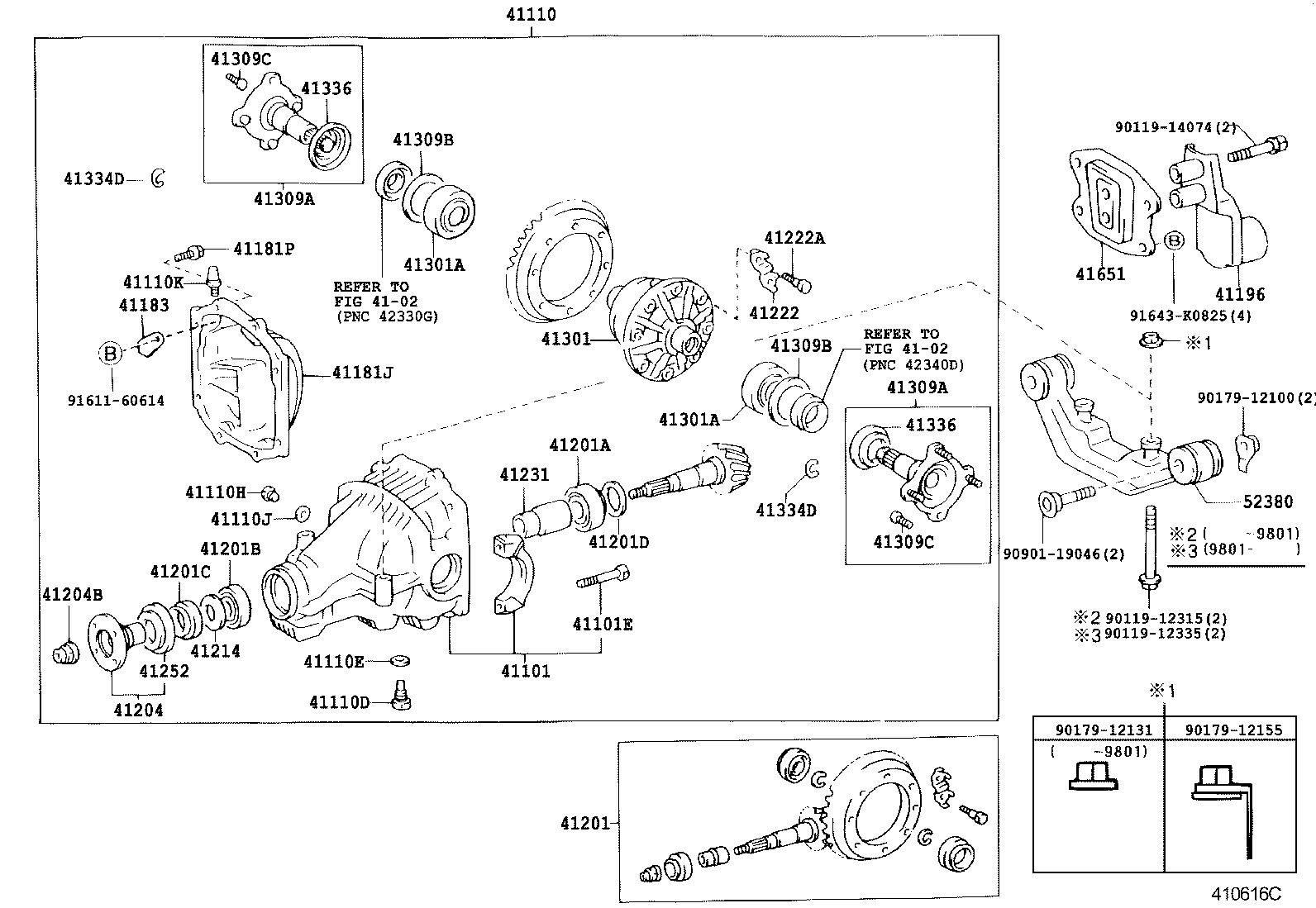  CALDINA |  REAR AXLE HOUSING DIFFERENTIAL