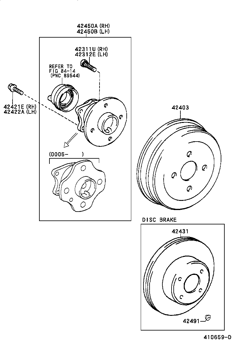  PRIUS |  REAR AXLE SHAFT HUB
