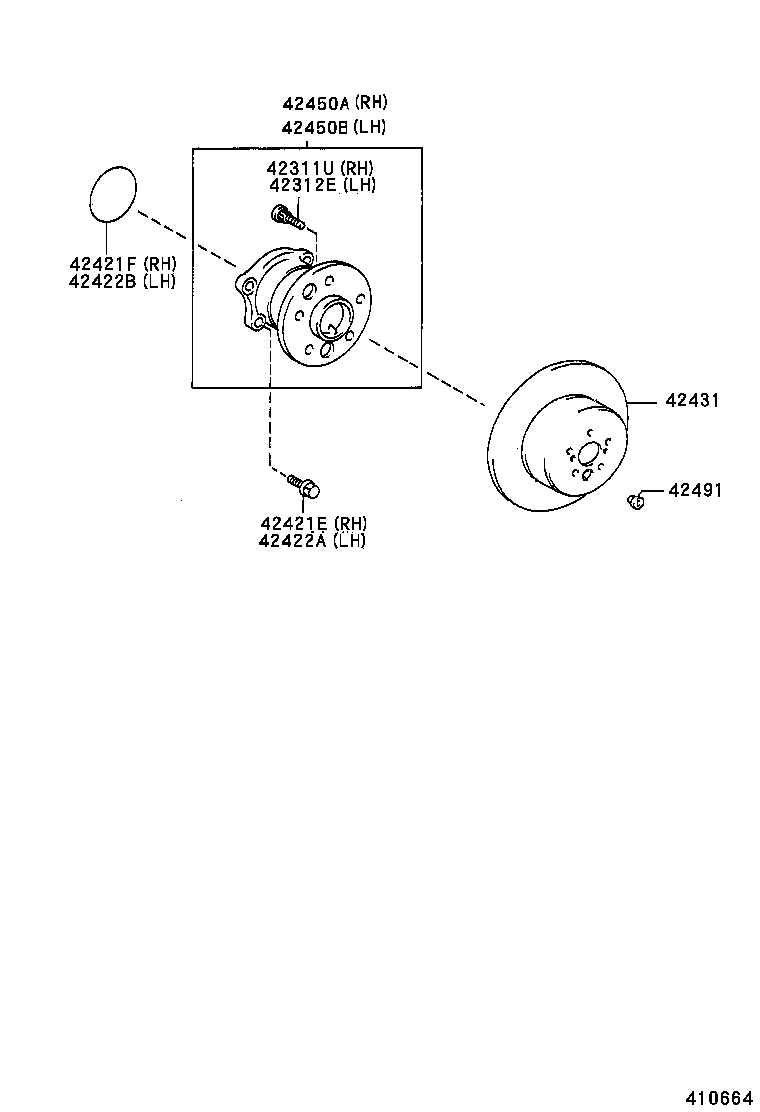  HARRIER |  REAR AXLE SHAFT HUB