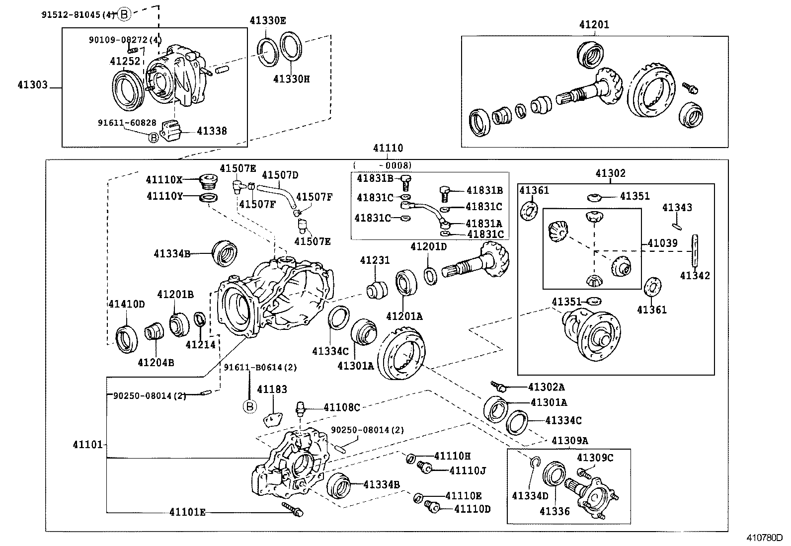  GAIA |  REAR AXLE HOUSING DIFFERENTIAL