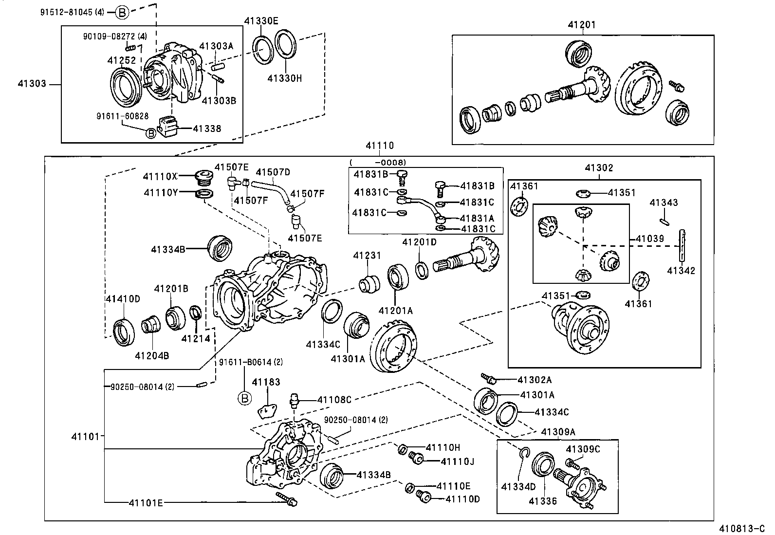  NADIA |  REAR AXLE HOUSING DIFFERENTIAL