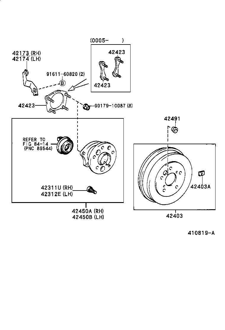  NADIA |  REAR AXLE SHAFT HUB