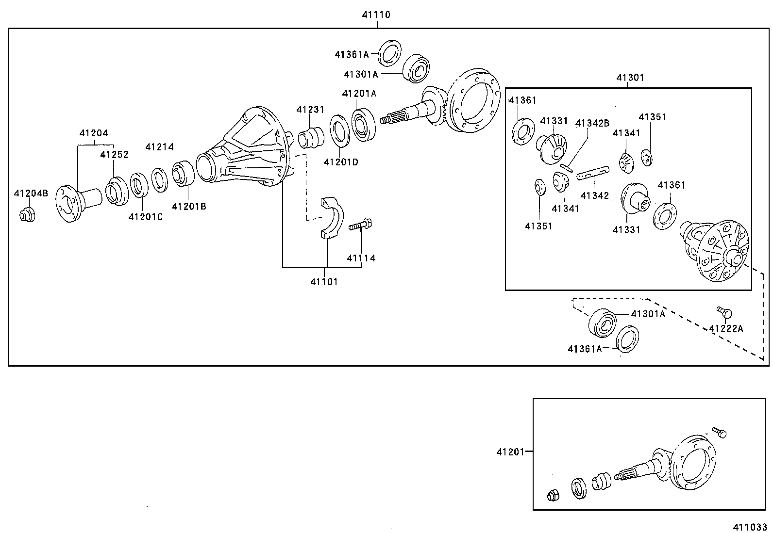  FUN CARGO |  REAR AXLE HOUSING DIFFERENTIAL