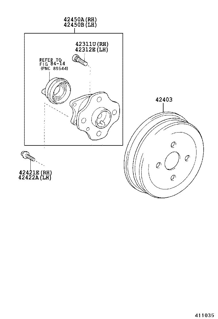  FUN CARGO |  REAR AXLE SHAFT HUB
