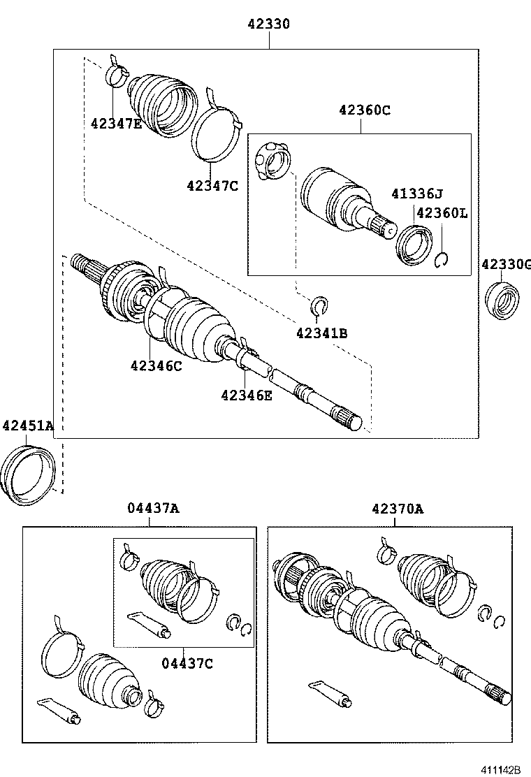 OPA |  REAR AXLE SHAFT HUB