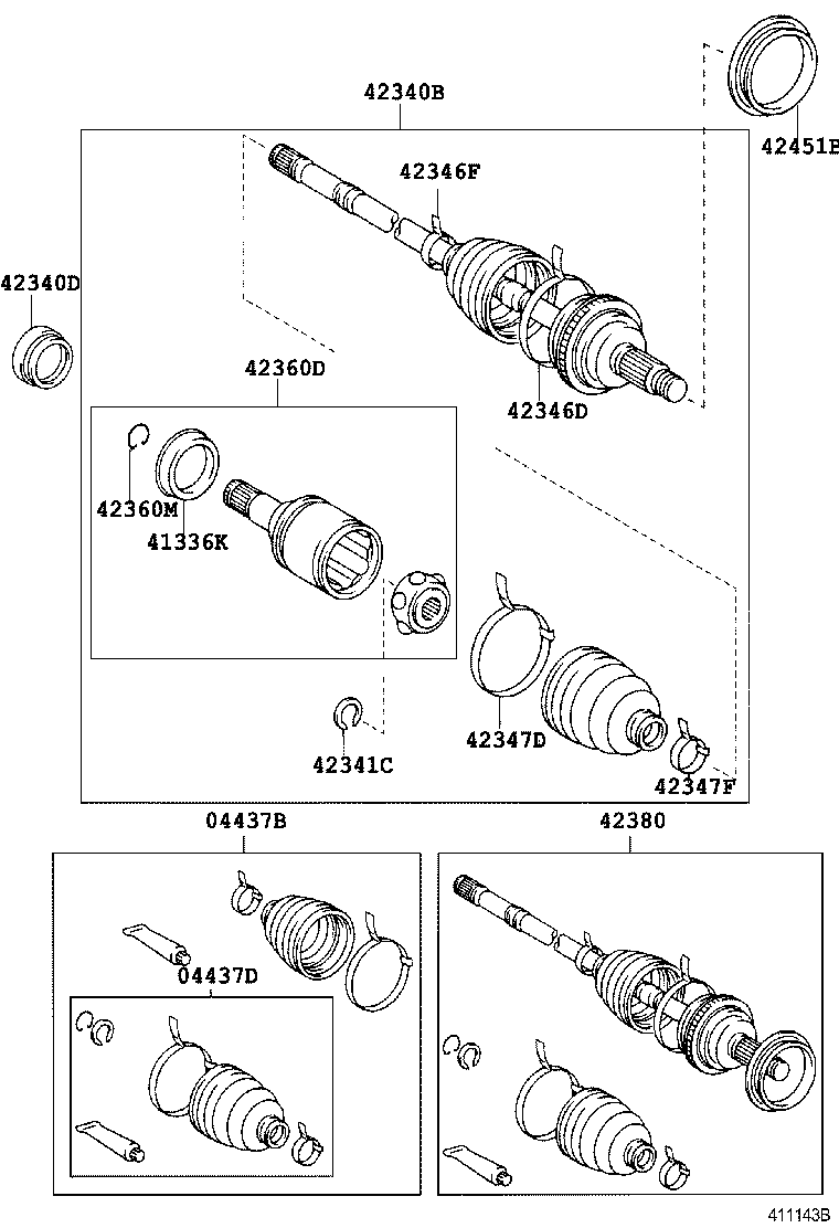  OPA |  REAR AXLE SHAFT HUB