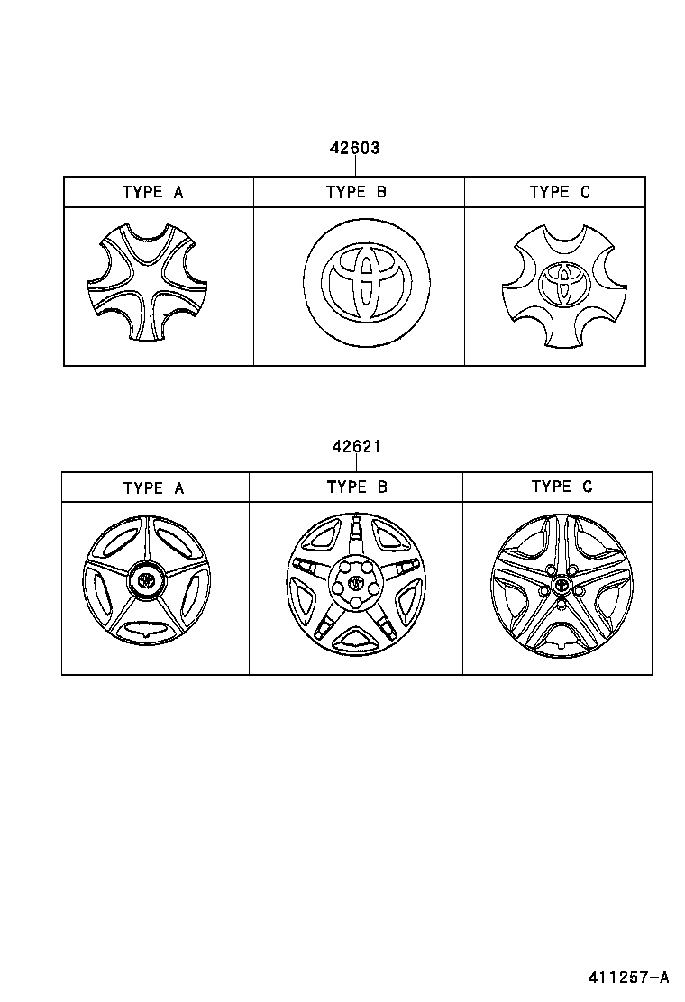  ESTIMA T L |  DISC WHEEL WHEEL CAP