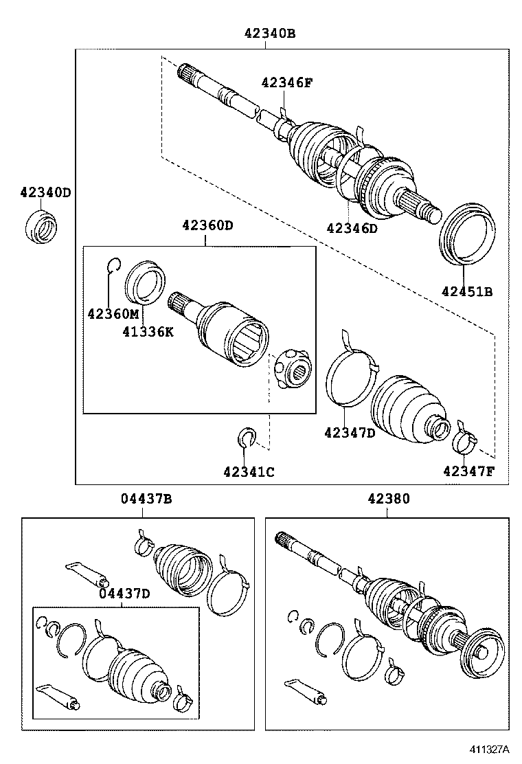  WILL VS |  REAR AXLE SHAFT HUB