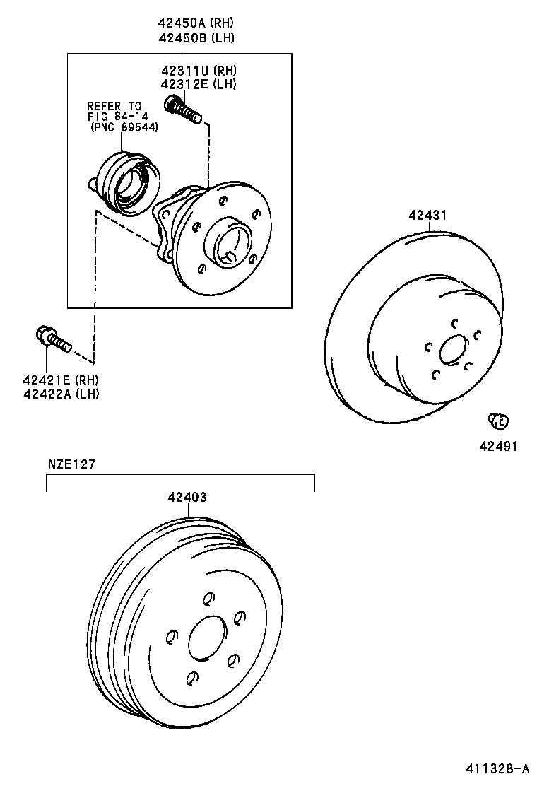  WILL VS |  REAR AXLE SHAFT HUB