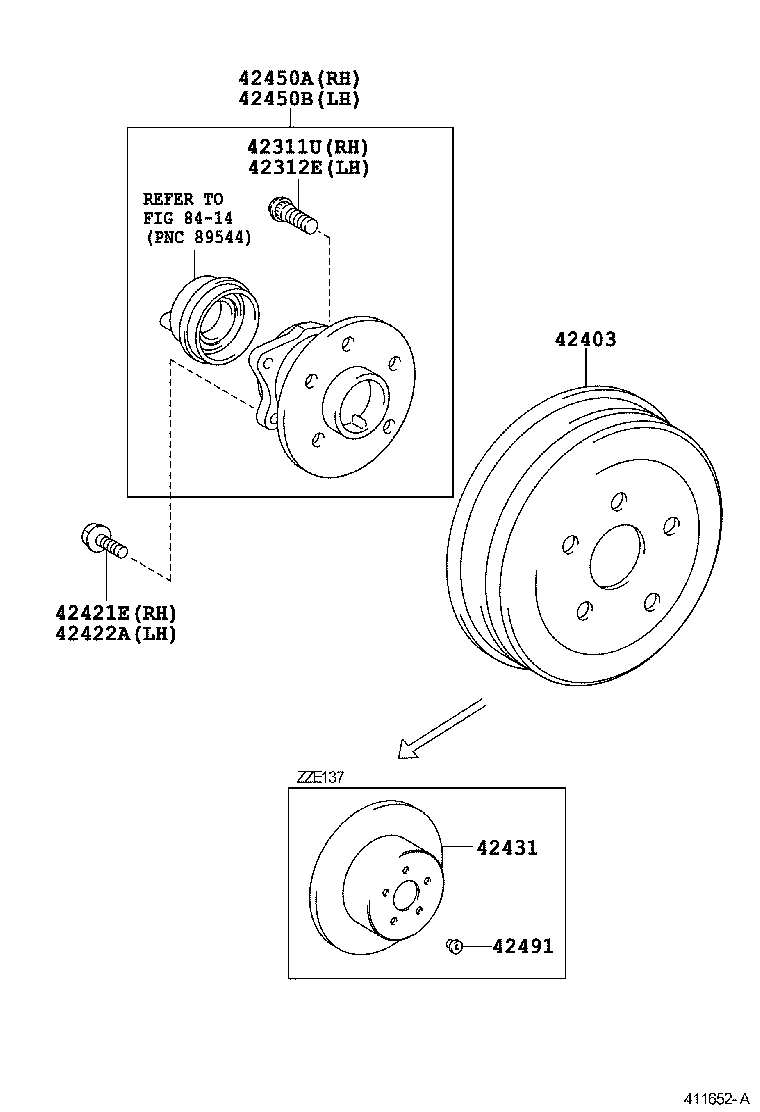  VOLTZ |  REAR AXLE SHAFT HUB