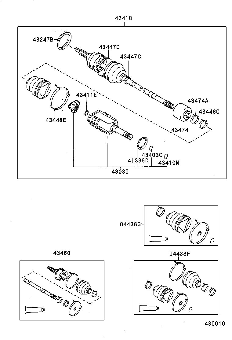  IPSUM |  FRONT DRIVE SHAFT