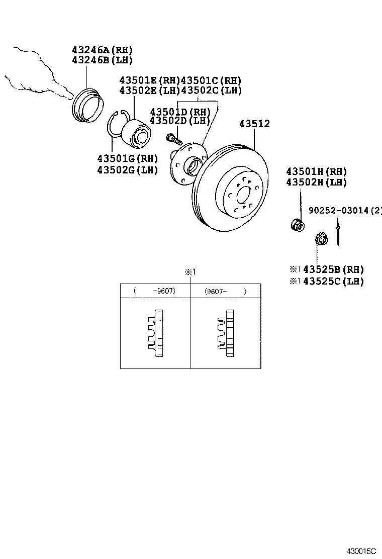  IPSUM |  FRONT AXLE HUB