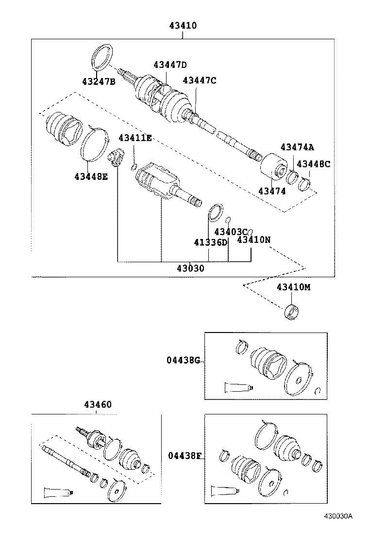  CARINA FF |  FRONT DRIVE SHAFT