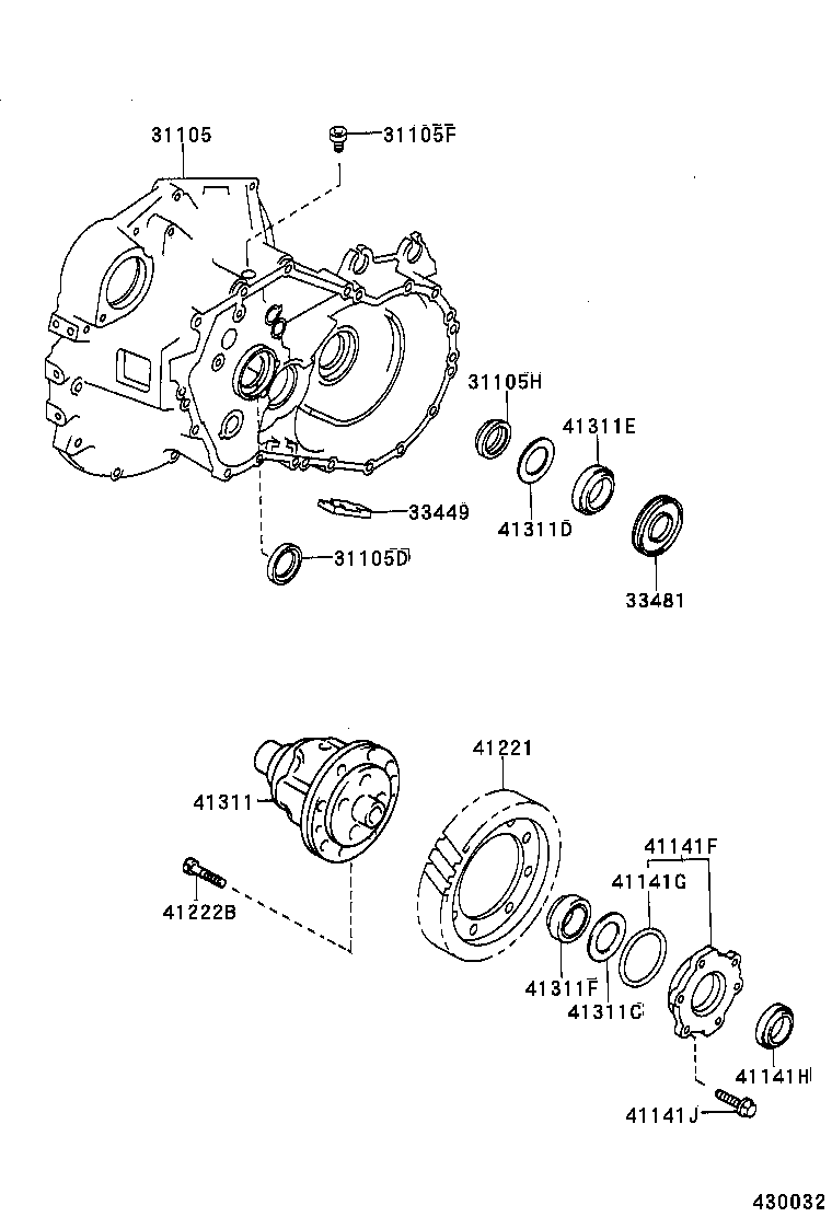  CELICA |  FRONT AXLE HOUSING DIFFERENTIAL