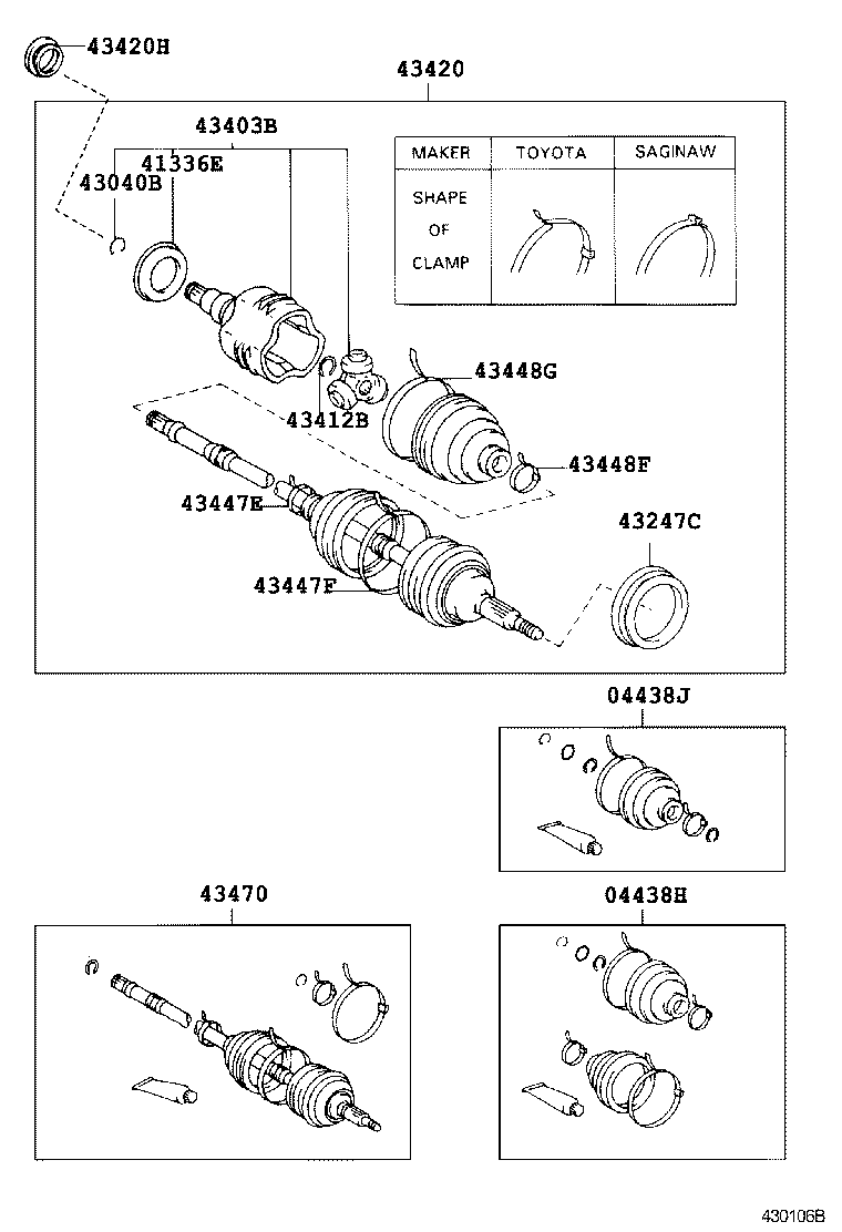  LEVIN TRUENO |  FRONT DRIVE SHAFT