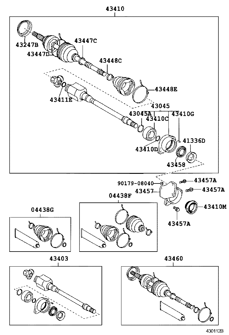  LEVIN TRUENO |  FRONT DRIVE SHAFT