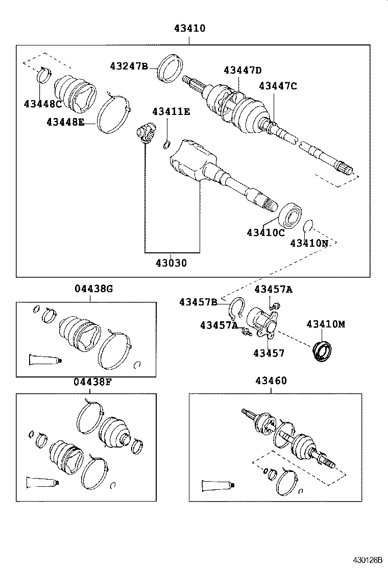  CROWN CROWN MAJESTA |  FRONT DRIVE SHAFT