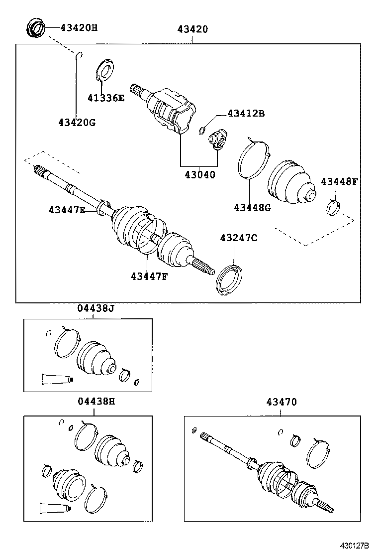  CROWN CROWN MAJESTA |  FRONT DRIVE SHAFT