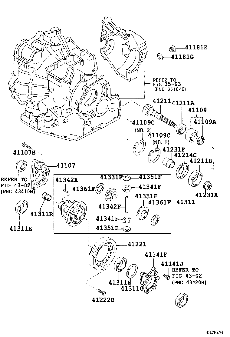  MARK 2 WG |  FRONT AXLE HOUSING DIFFERENTIAL