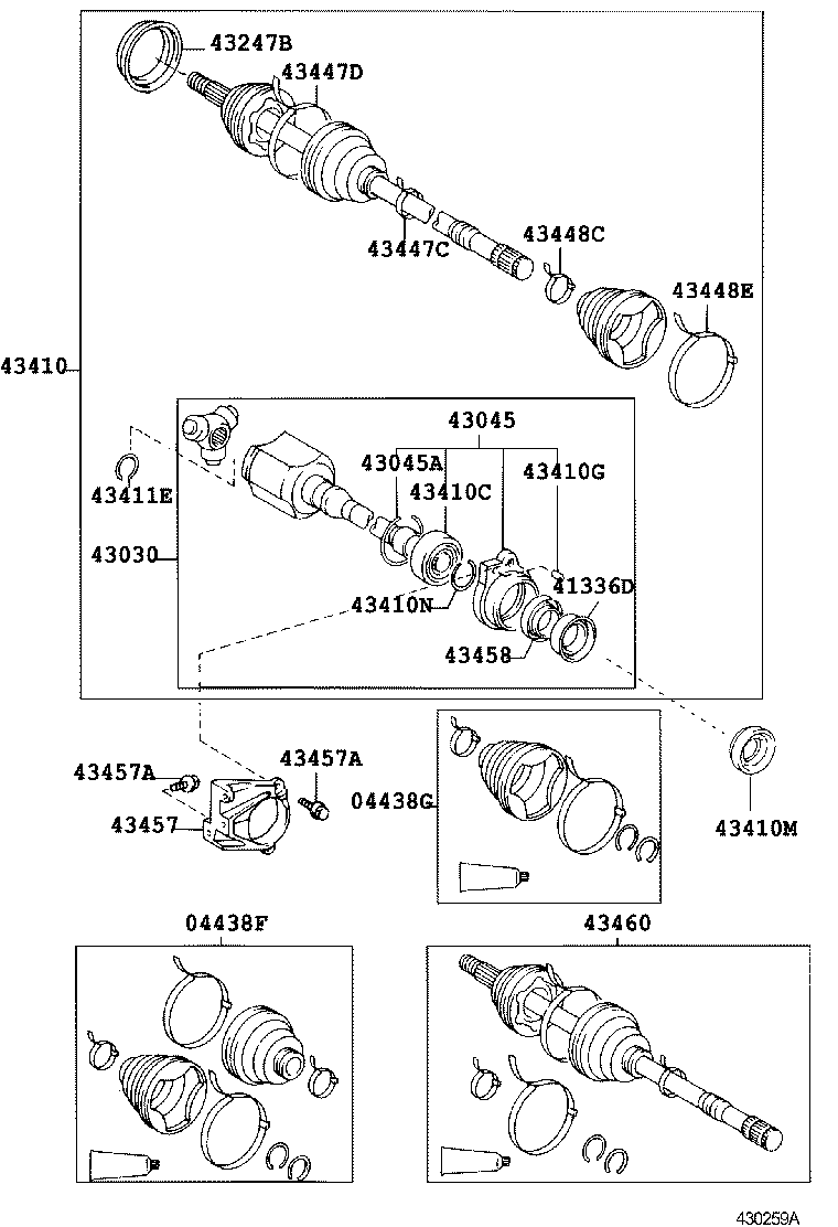  RAV4 |  FRONT DRIVE SHAFT