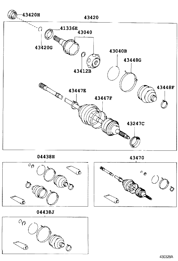  IPSUM |  FRONT DRIVE SHAFT