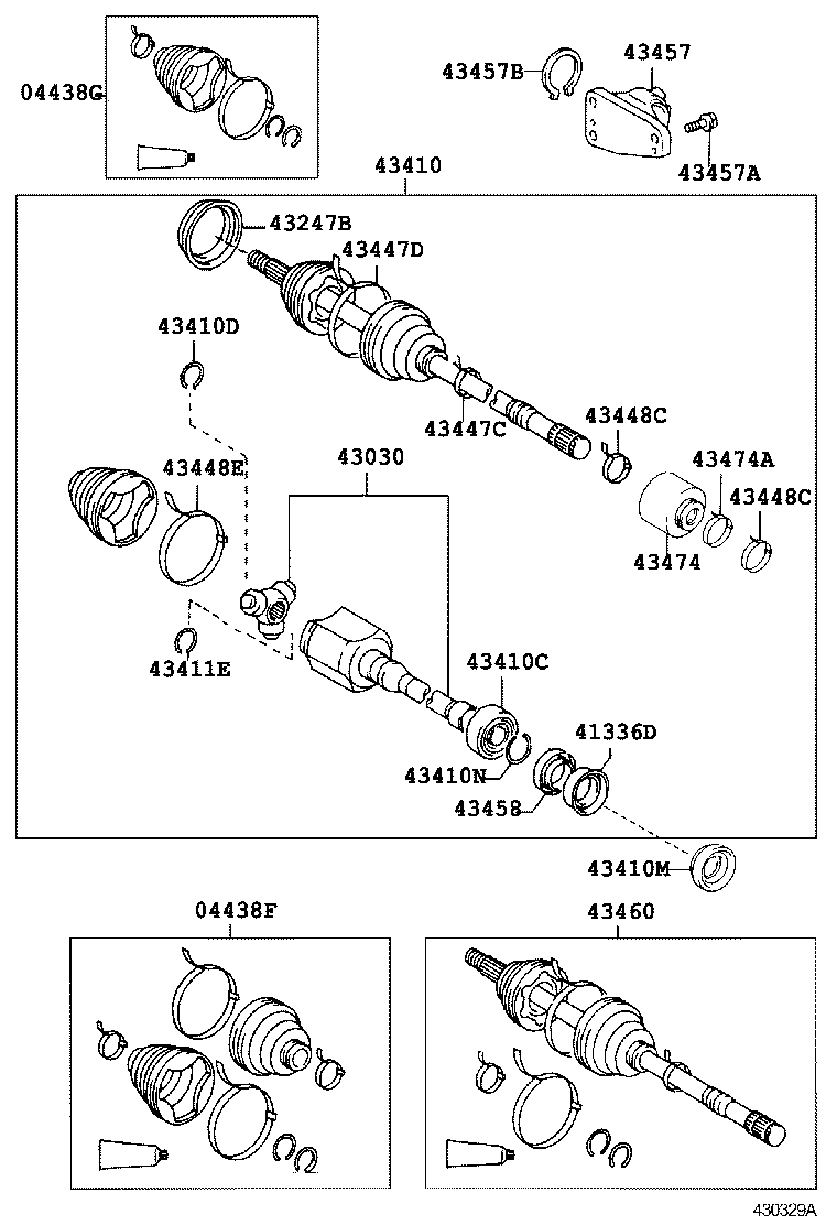  IPSUM |  FRONT DRIVE SHAFT