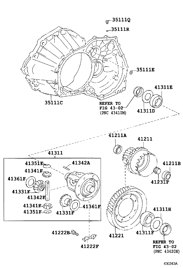 GAIA | FRONT AXLE HOUSING DIFFERENTIAL