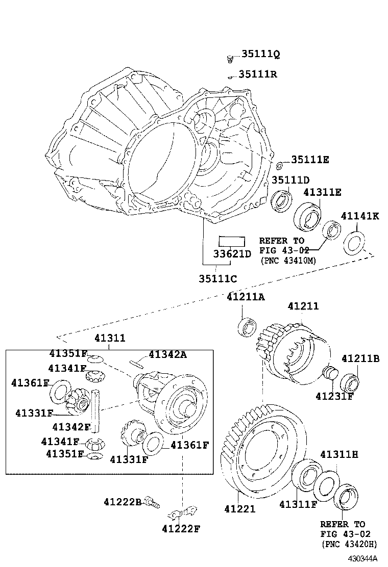  GAIA |  FRONT AXLE HOUSING DIFFERENTIAL