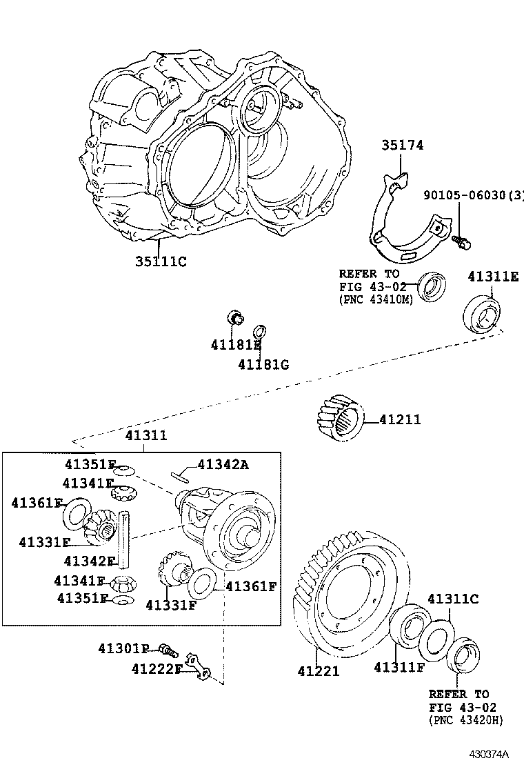  NADIA |  FRONT AXLE HOUSING DIFFERENTIAL
