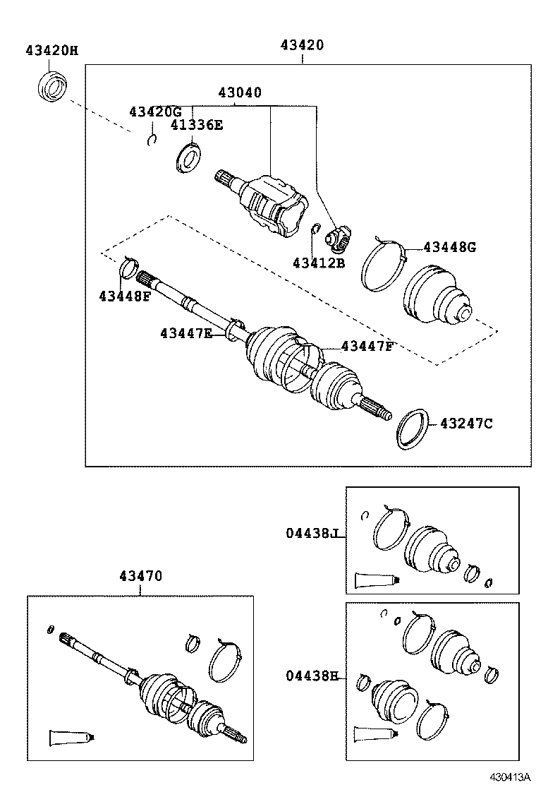  RAV4 |  FRONT DRIVE SHAFT