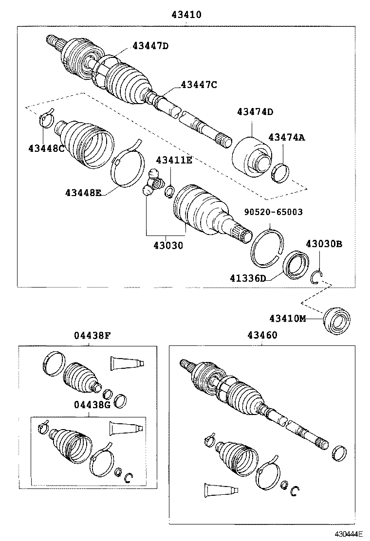  VITZ |  FRONT DRIVE SHAFT