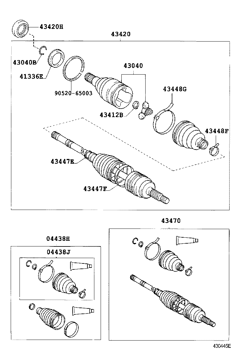  VITZ |  FRONT DRIVE SHAFT
