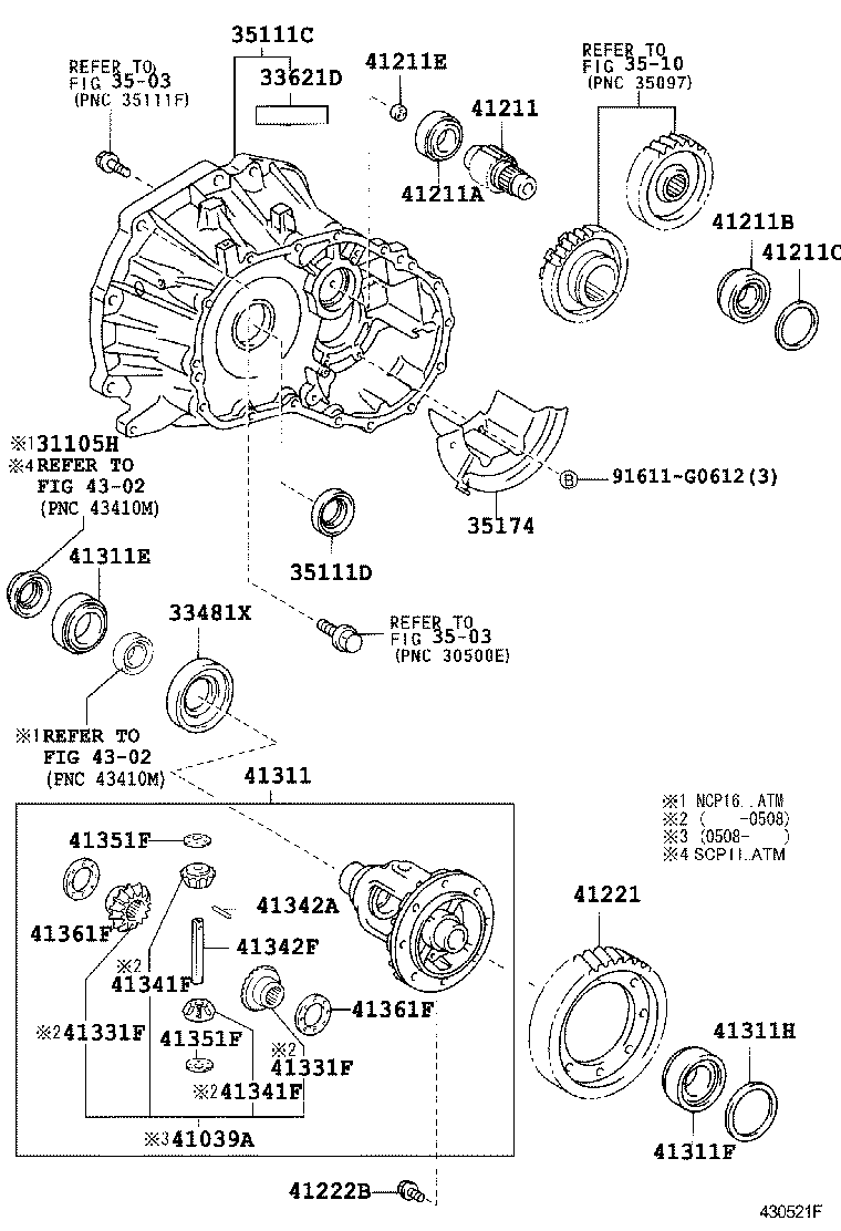 PLATZ | FRONT AXLE HOUSING DIFFERENTIAL