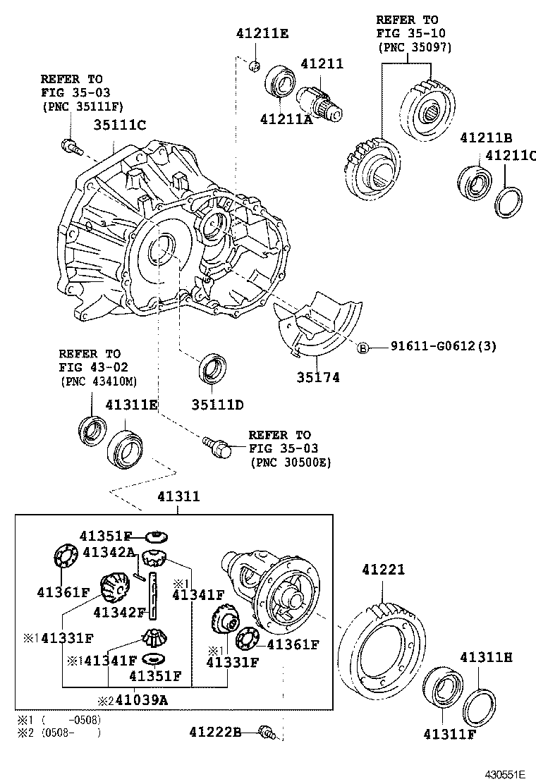  FUN CARGO |  FRONT AXLE HOUSING DIFFERENTIAL