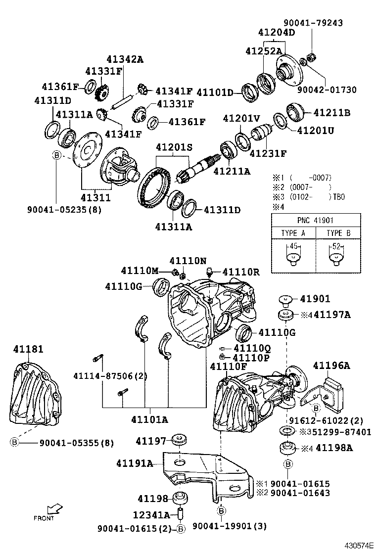  CAMI |  FRONT AXLE HOUSING DIFFERENTIAL