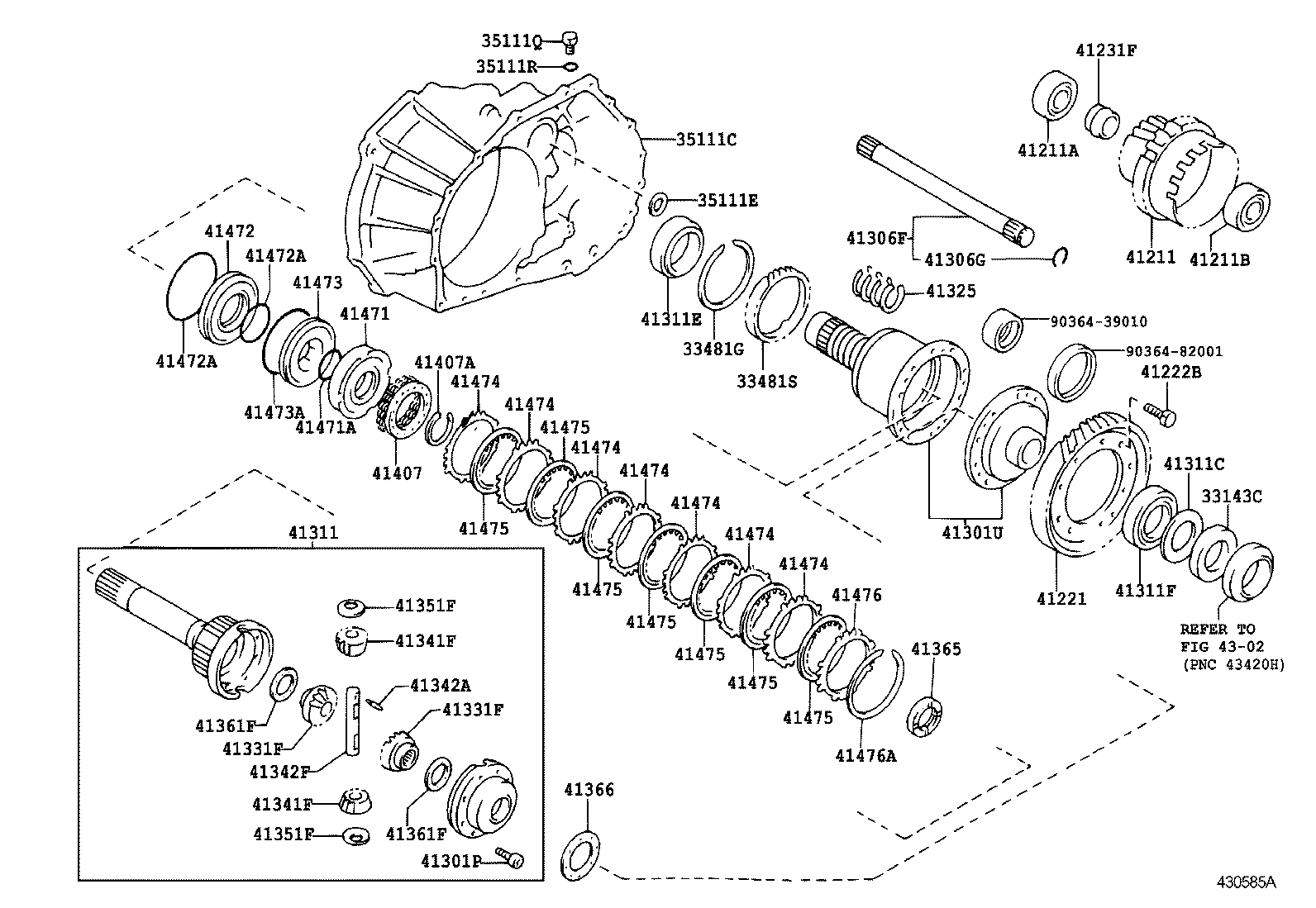  SPRINTER CARIB |  FRONT AXLE HOUSING DIFFERENTIAL