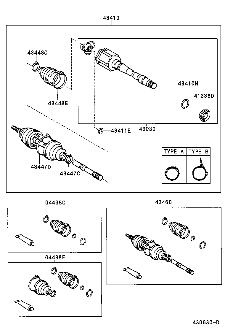  RAV4 J L |  FRONT DRIVE SHAFT