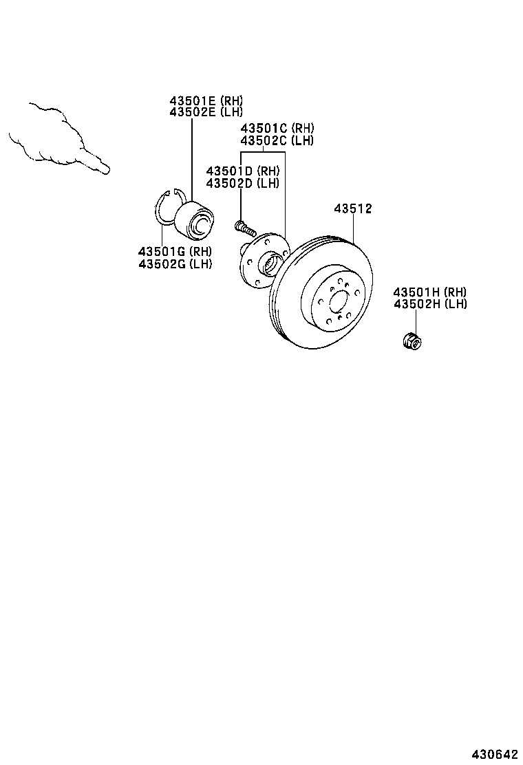  OPA |  FRONT AXLE HUB