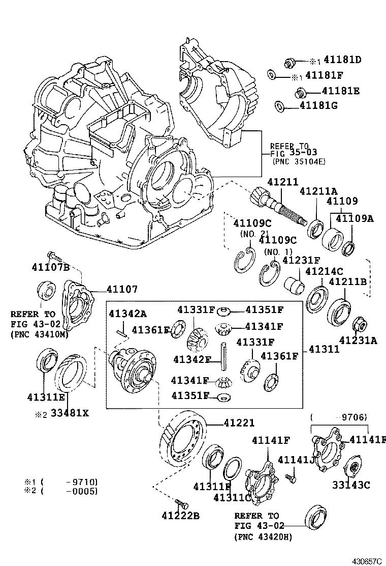  MARK 2 WG |  FRONT AXLE HOUSING DIFFERENTIAL