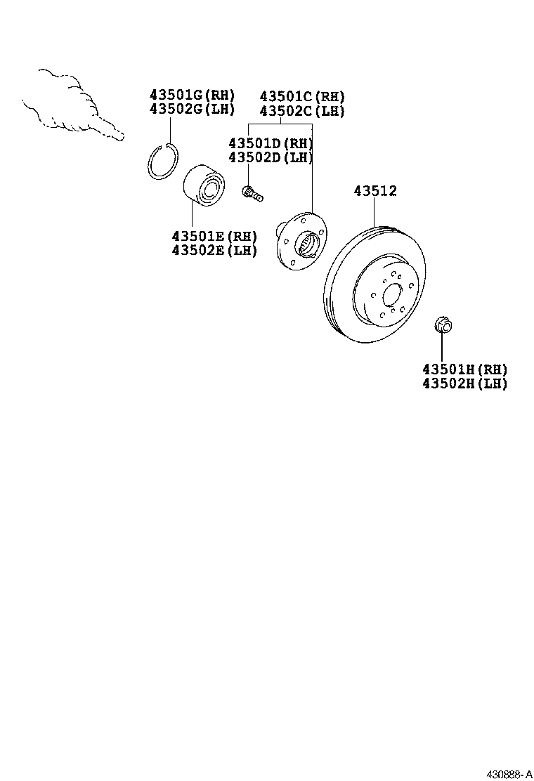  VOLTZ |  FRONT AXLE HUB