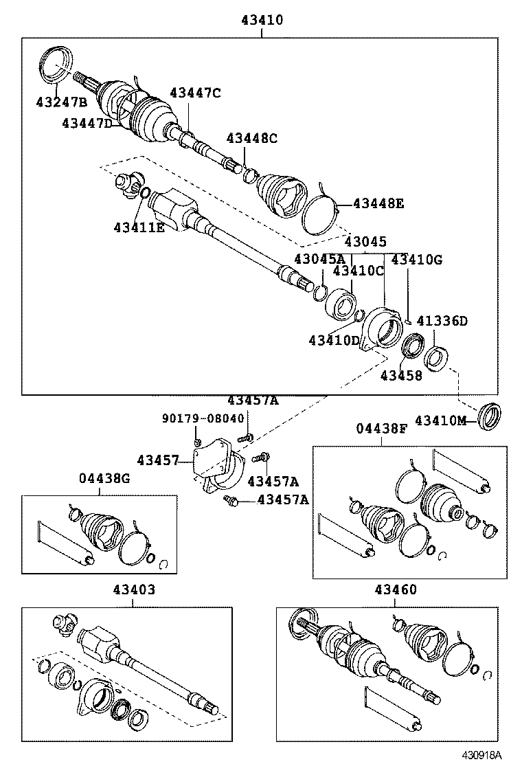  SPRINTER CARIB |  FRONT DRIVE SHAFT