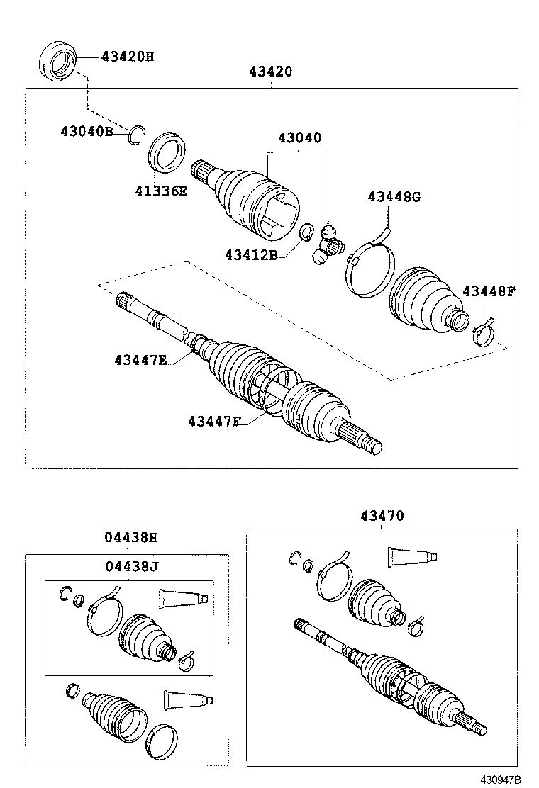  VITZ |  FRONT DRIVE SHAFT