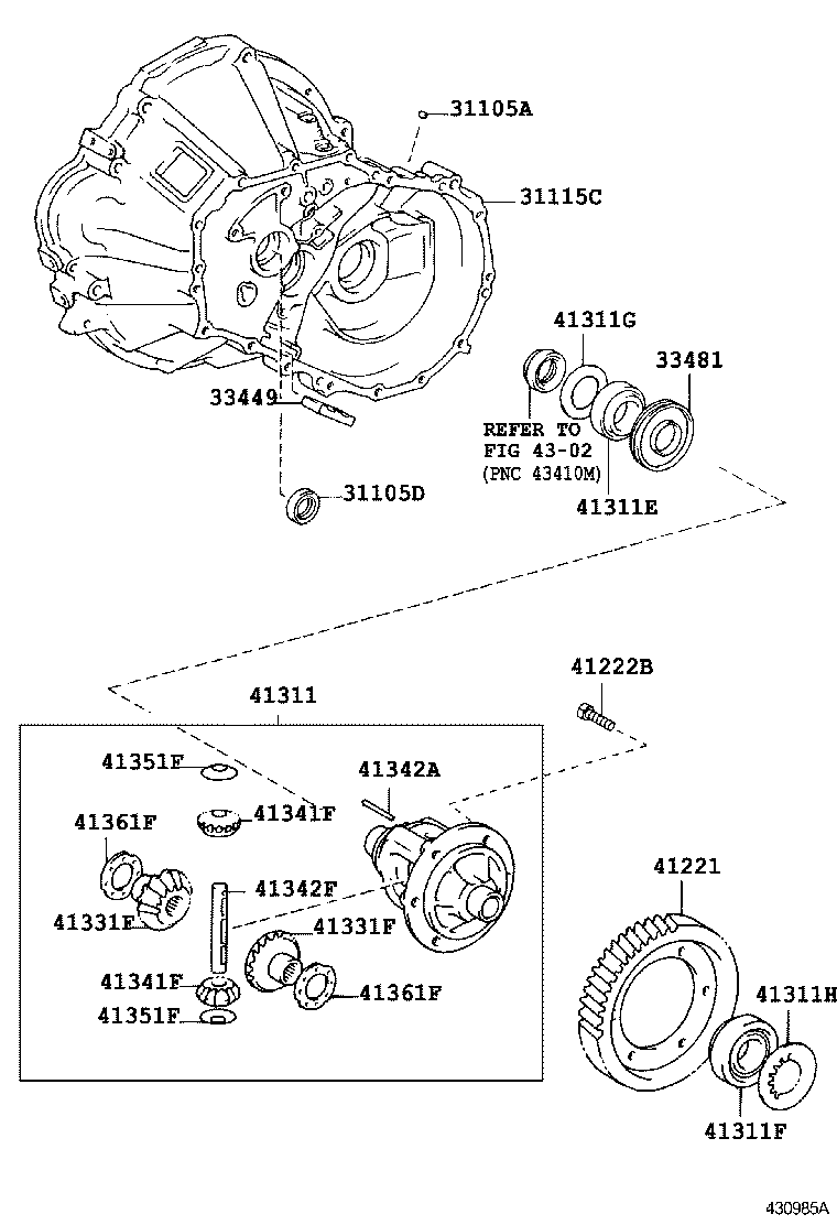  WILL VS |  FRONT AXLE HOUSING DIFFERENTIAL