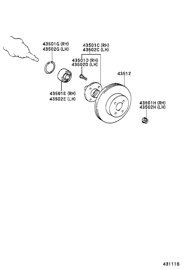  WILL CYPHA |  FRONT AXLE HUB