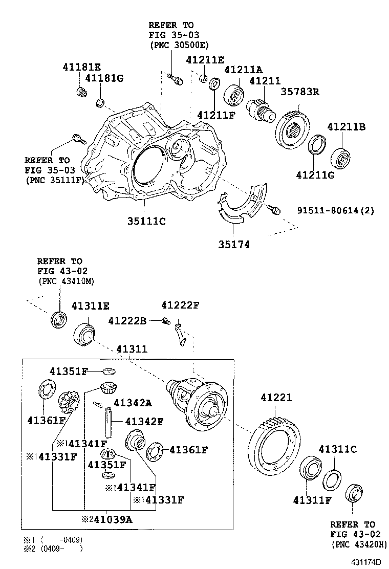  VITZ |  FRONT AXLE HOUSING DIFFERENTIAL