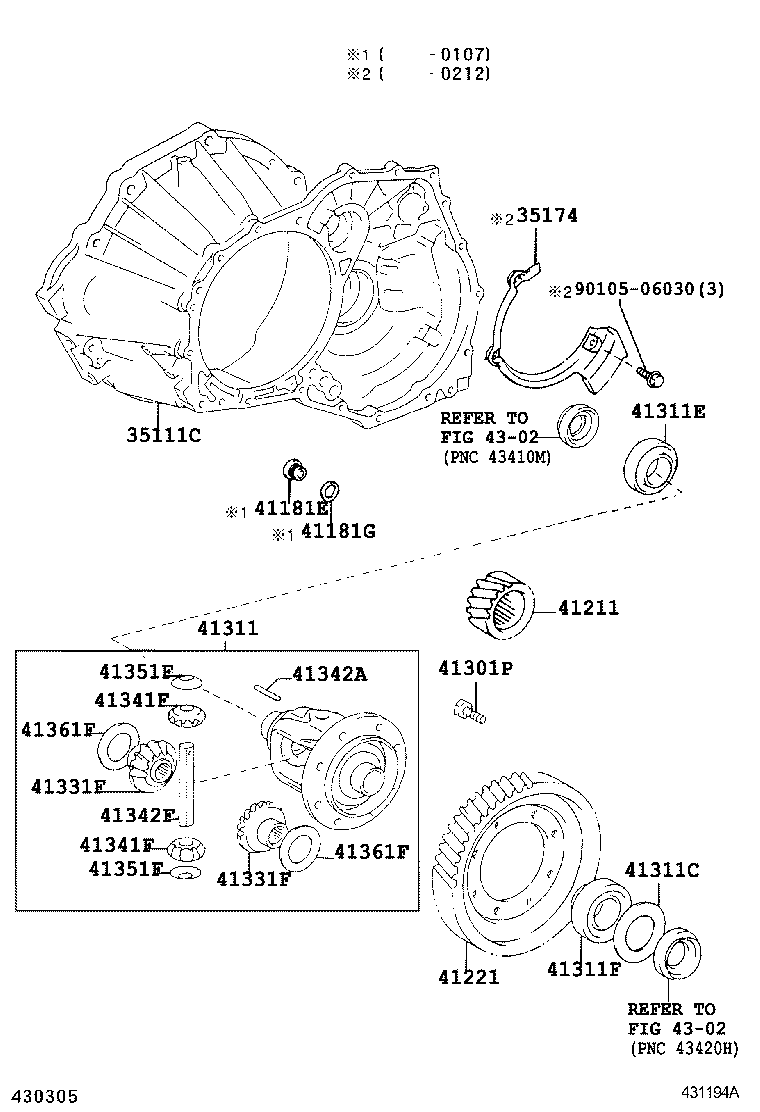  HARRIER |  FRONT AXLE HOUSING DIFFERENTIAL