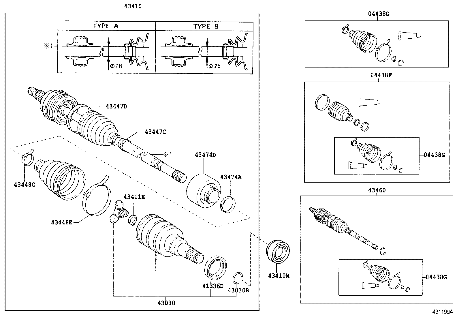  PLATZ |  FRONT DRIVE SHAFT