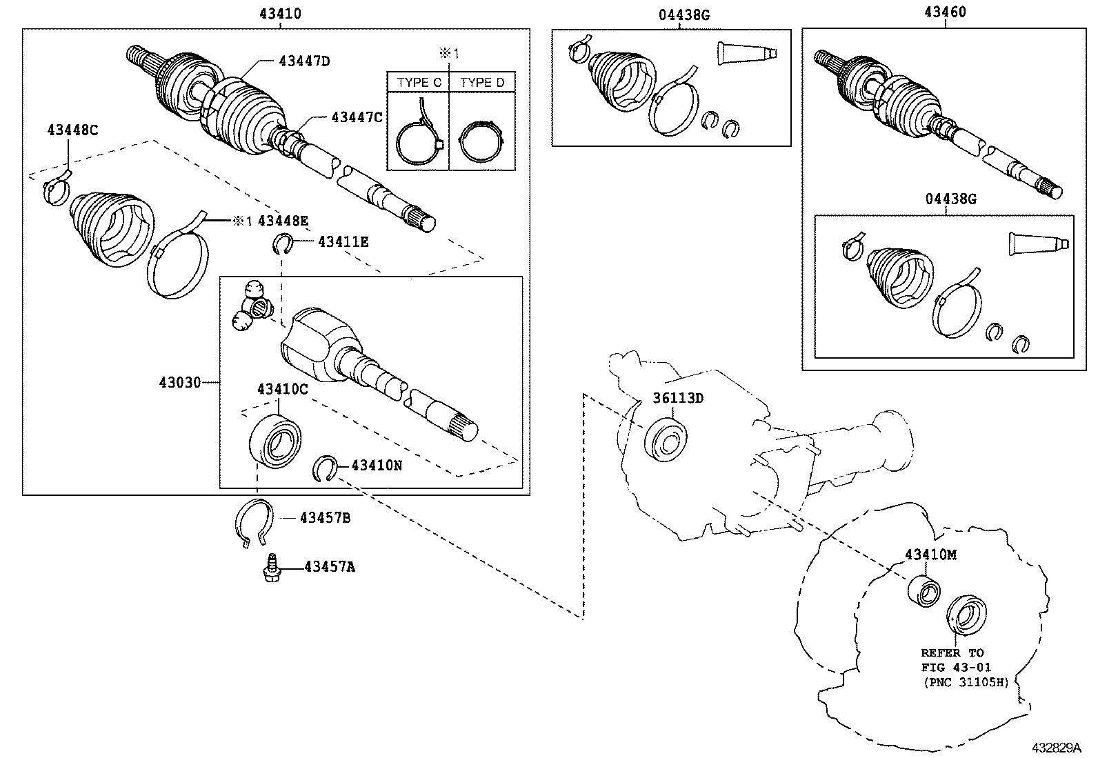  WILL VS |  FRONT DRIVE SHAFT