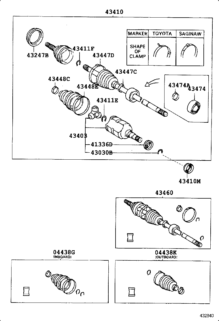  LVN CRE TRN MRN |  FRONT DRIVE SHAFT
